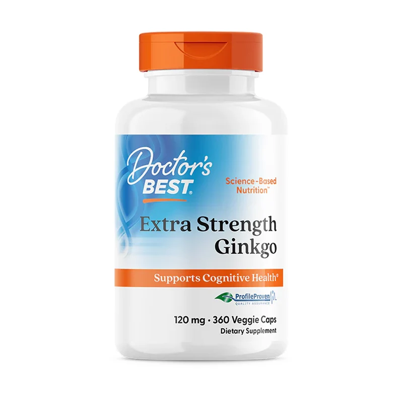 Extra Strength Ginkgo – 360 vegetarische capsules