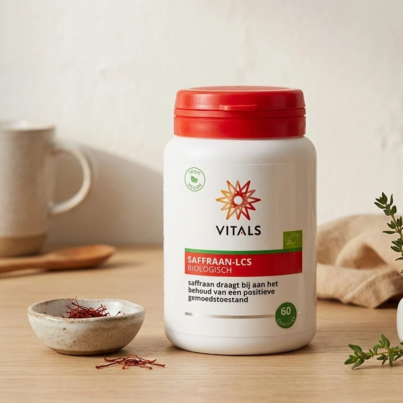 Saffraan-LCS Biologisch – 60 capsules