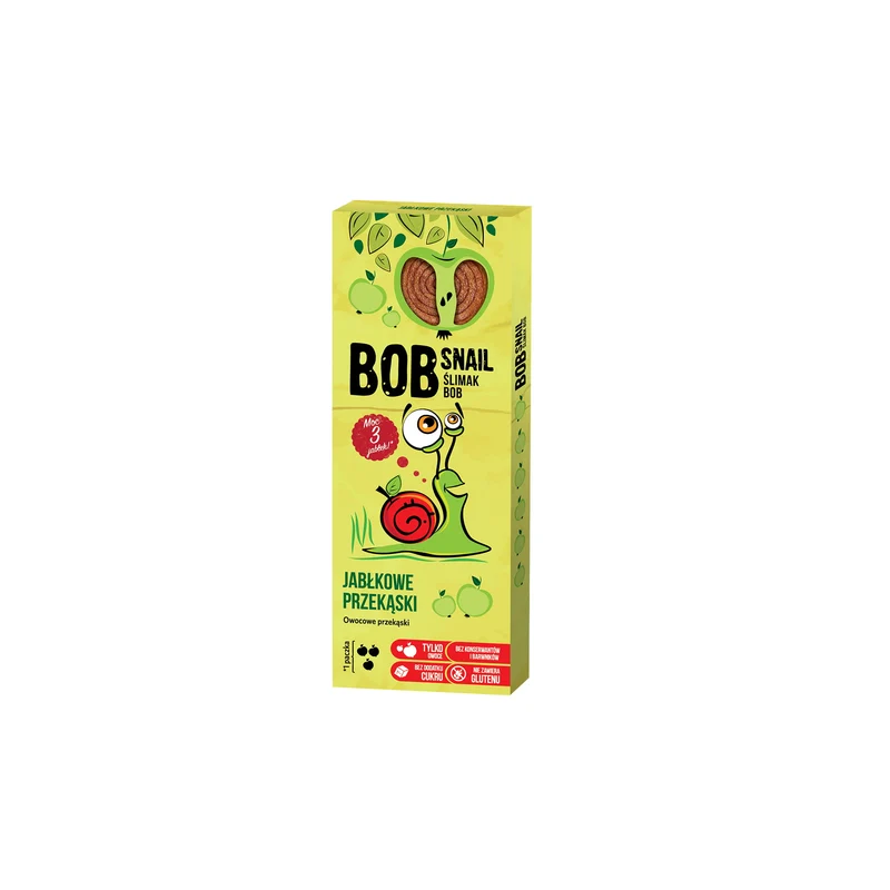 ZUCKERFREIE APFELROLLEN 30 g - BOB SNAIL DATE: 04.2026