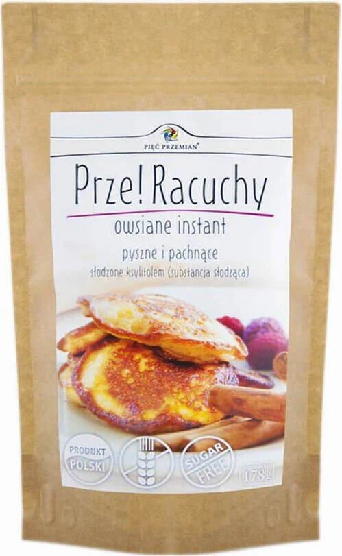 Racuchy owsiane instant bez glutenu 178g Pięć Przemian DATA: 05.2026
