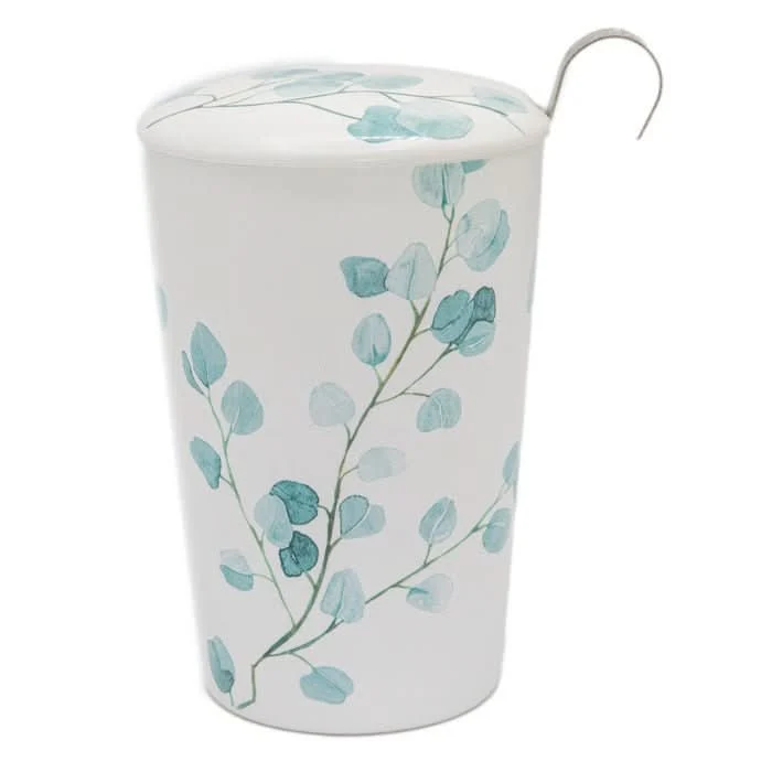 TEAEVE Trees blauw - mok met zeefje
