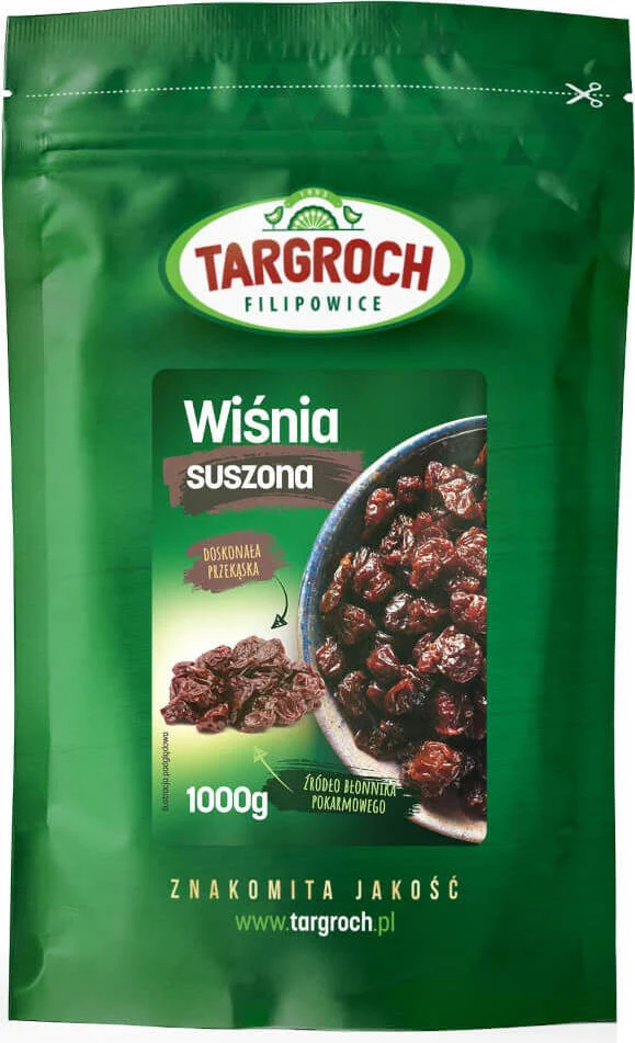 Getrocknete Kirsche 1000g Targroch DATE: 12.2025