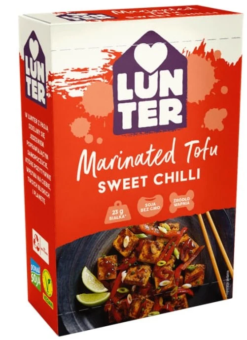 Tofu marynowane sweet chilli 180 g LUNTER