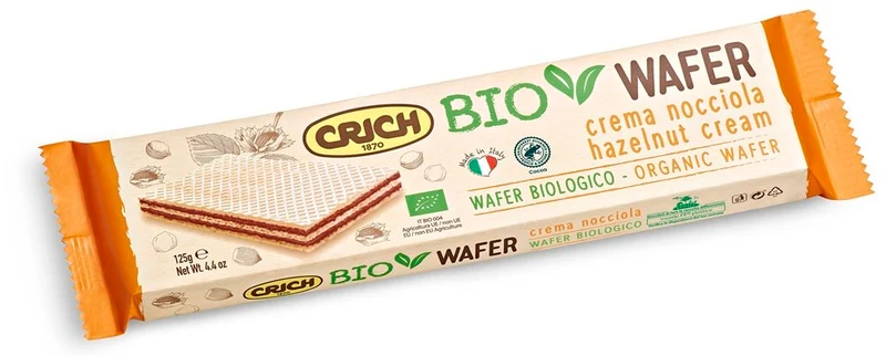 Haselnuss-Sahne-Waffeln BIO 125 g CRICH