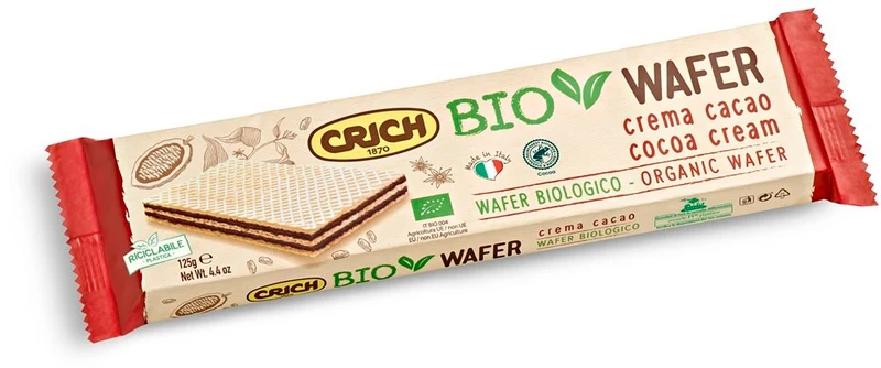 Kakao-Sahne-Waffeln BIO 125 g CRICH