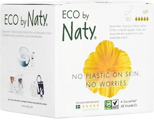 Ökologische Nachttücher, super, 10 Stück ECO BY NATY