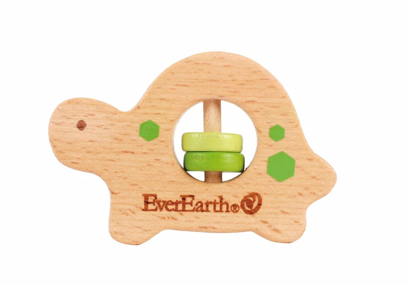 Schildkrötengreifer aus Holz ab 0mth (9.4x1.2x6.3cm) fsc EVEREARTH