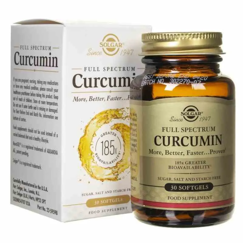 Solgar Curcumin Vollspektrum 30 Kapseln DATE: 03.2026