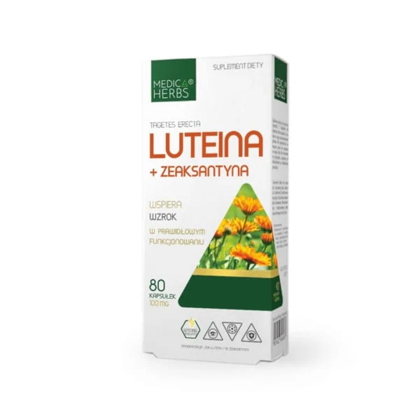 Medica Herbs Lutein + Zeaxanthin 60 k 100 mg DATUM: 03.2026