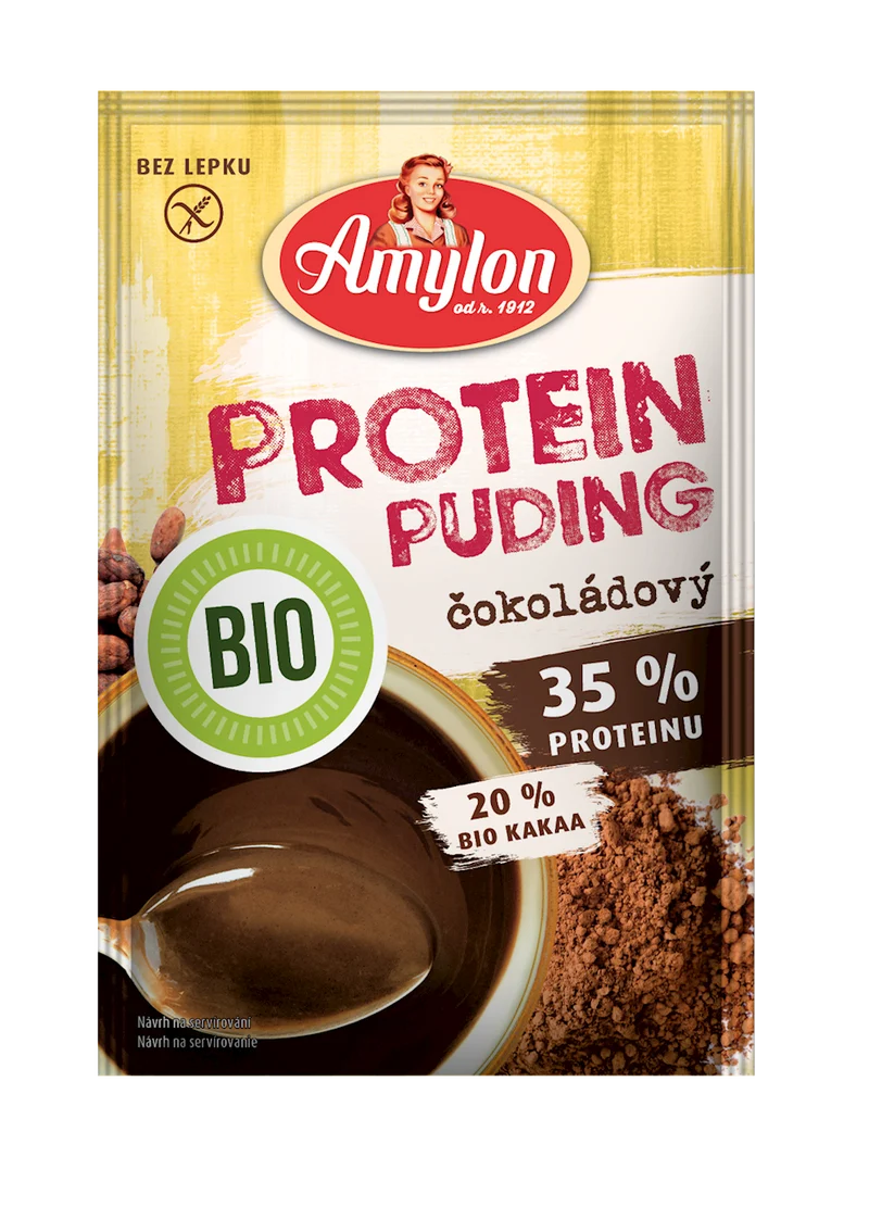 SCHOKOLADE-GESCHMACK-PROTEIN-BUDDING ZUCKERFREI BIO 45 g - AMYLON DATE: 02.2026