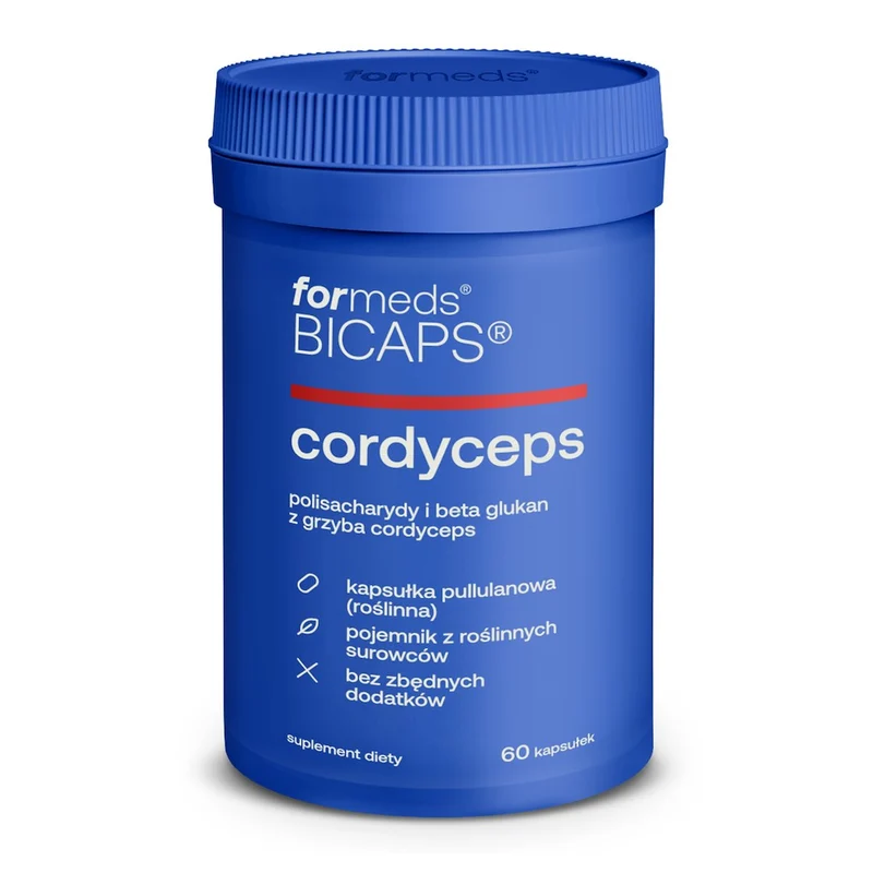 ForMeds Bicaps Cordyceps-Extrakt 1060 mg 60 Kapseln DATUM: 02.2026
