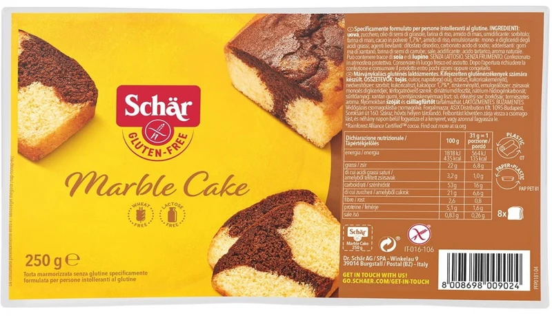Marmorkuchen- Kakao Kuchen GLOSS. 250 g DATUM: 02.2026
