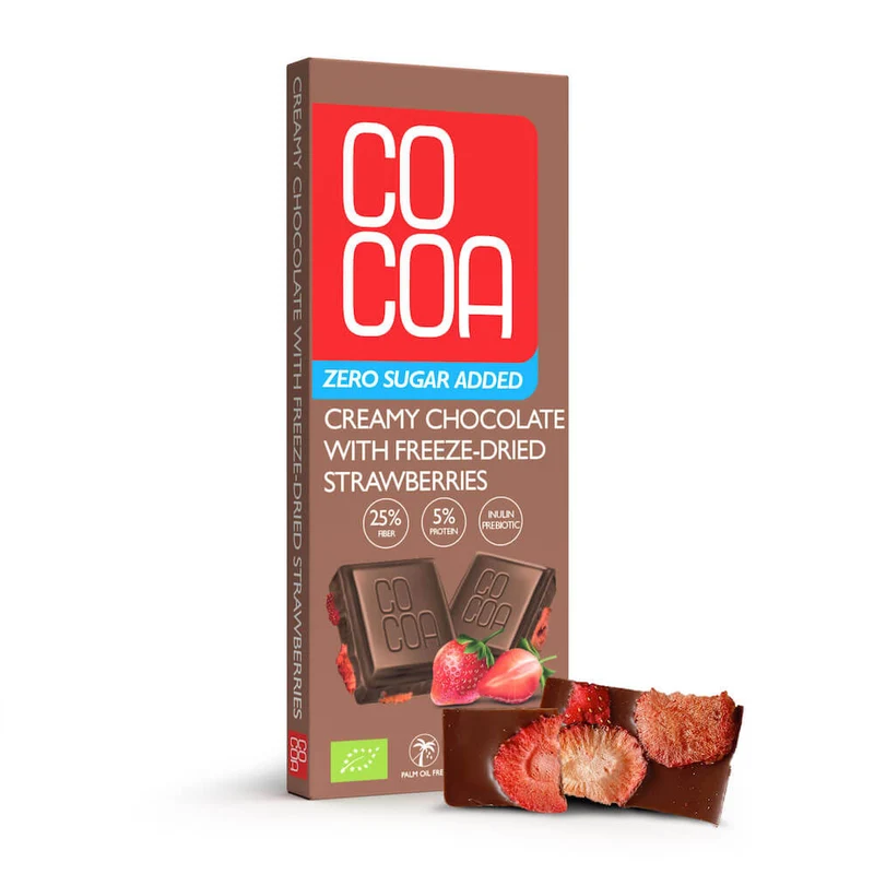 CREAMY CHOCOLATE WITH TRUCK OHNE ZUCKER BIO 40 g - COCOA