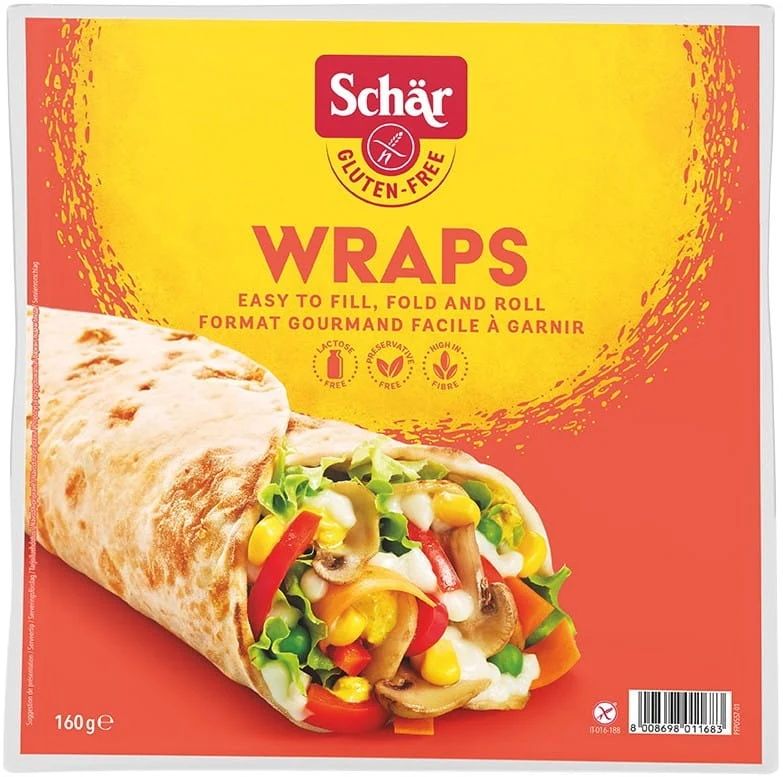 Glutenfreie Wraps 160 g Schar DATE: 03.2026