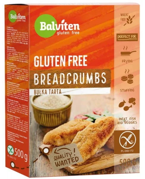 Glutenfreies Paniermehl 500 g - BALVITEN DATE: 03.2026