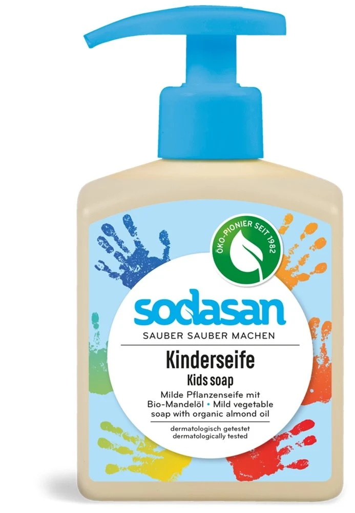Flüssige Fruchtseife für Kinder (Spender) BIO 300 ml SODASAN