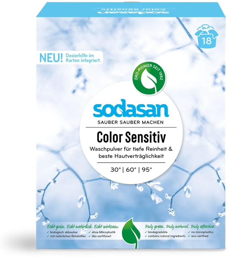 Waschpulver, universal farbsensitiv BIO 5 kg SODASAN
