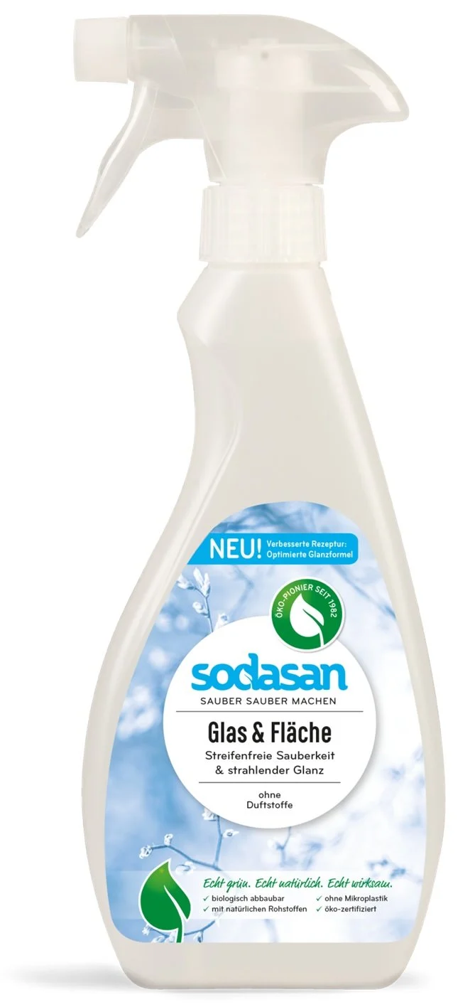 Glas- und Glasflächenreiniger BIO 500 ml SODASAN