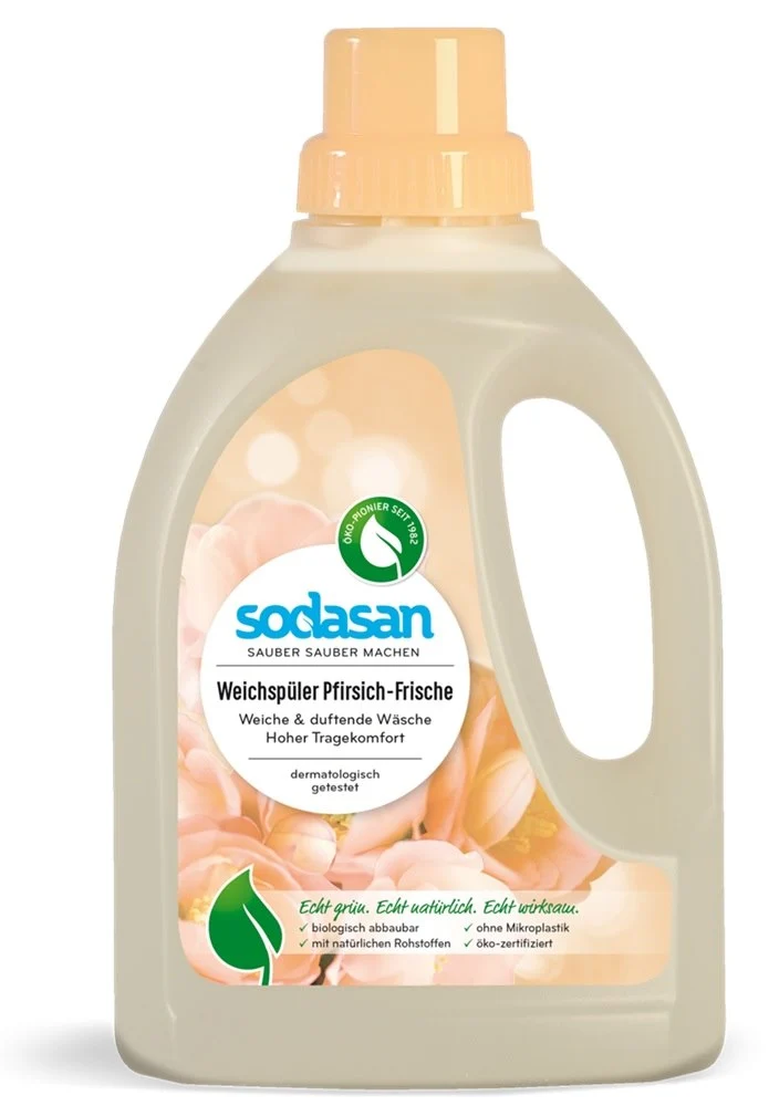 Pfirsich-Weichspüler BIO 750 ml SODASAN