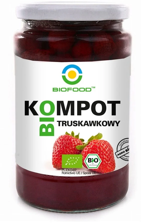 Erdbeerkompott BIO 750 ml BIOFOOD