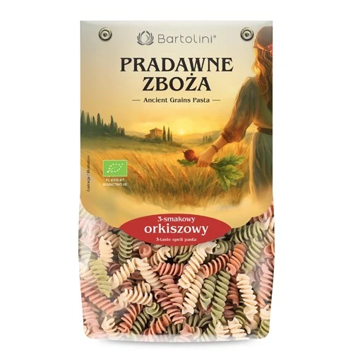 Dinkelnudeln 3 Geschmacksrichtungen BIO 250g BARTOLINI