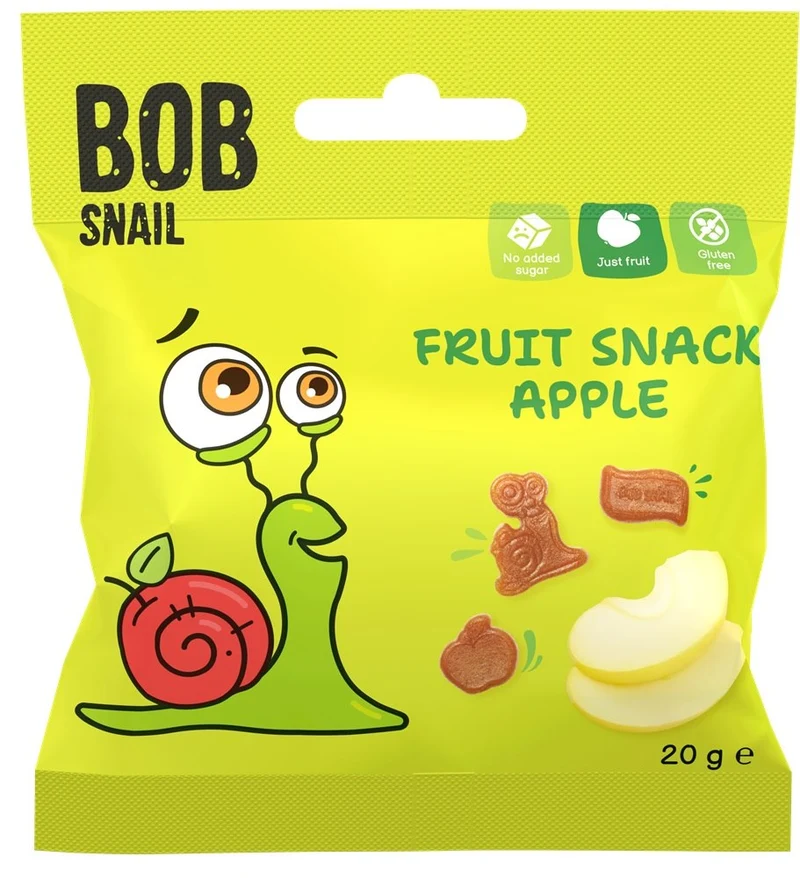 Apfel-Snack 20g BOB SNAIL