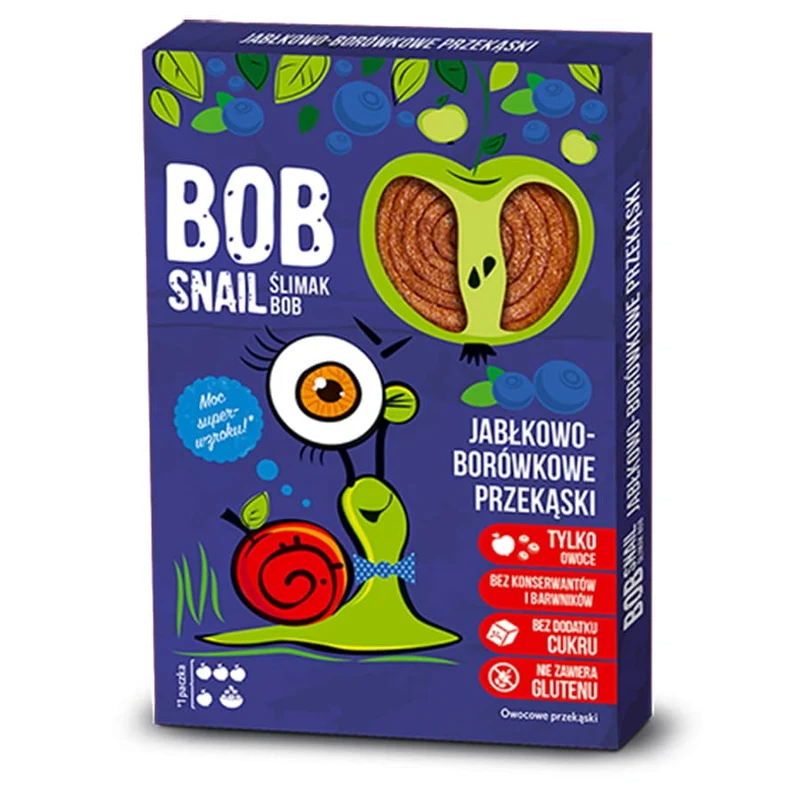 Bob Schnecke Apfel Heidelbeere, 60g DATUM: 01.2026