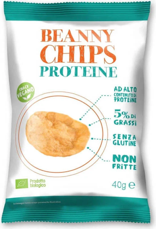 GLUTENFREIE PROTEIN-PRÄSES BIO 40 g - BEANNY CHIPS DATE: 02.2026