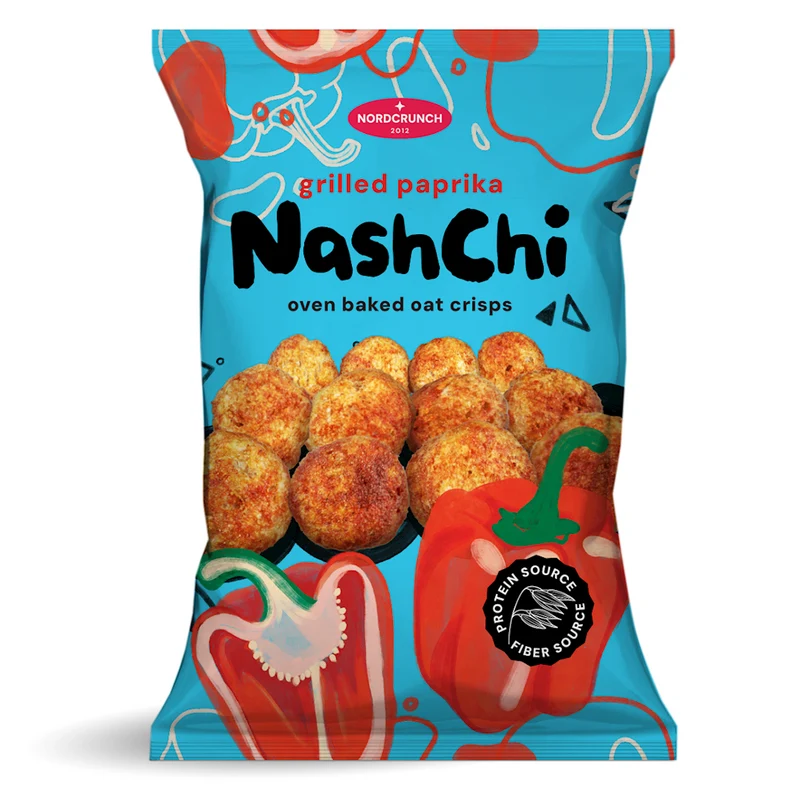 PROTEIN SHRUPID mit gegrilltem Paprikageschmack 60 g - NORDCRUNCH DATE: 02.2026