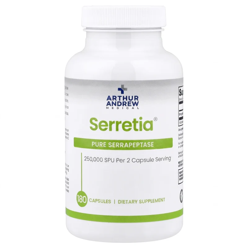 Serretia® – Serrapeptase 250.000 SPU – 180 capsules