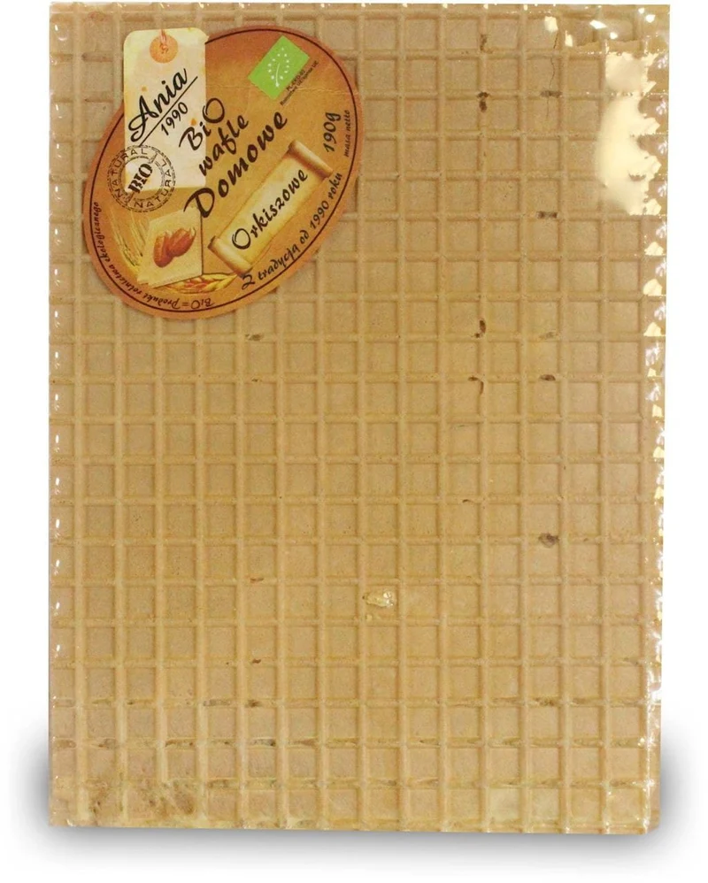 Hausgemachte Waffeln ohne Zuckerzusatz BIO 190 g - BIO ANIA DATE: 05.2026