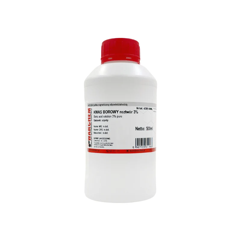 BORSÄURE 3% Lösung - rein 500ml WARCHEM