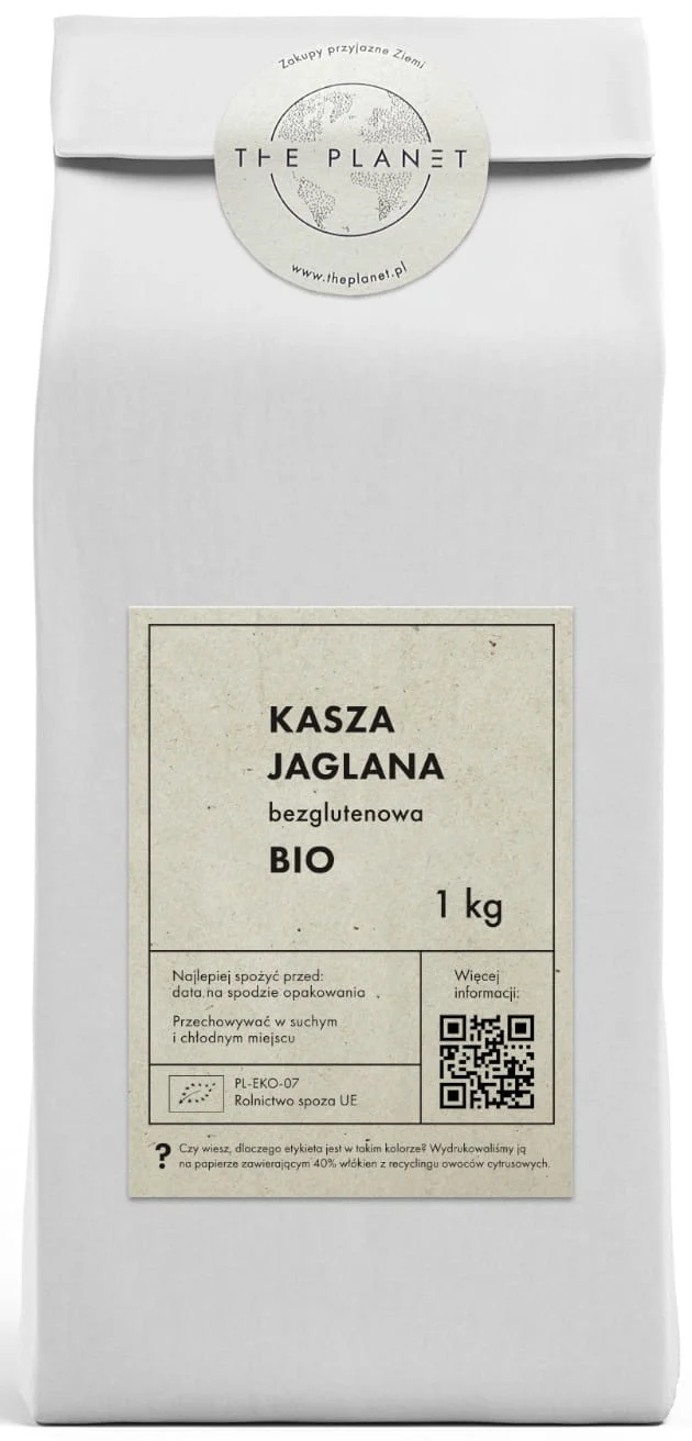 Glutenfreie Hafergrütze BIO 1 kg - THE PLANET DATE: 04.2026