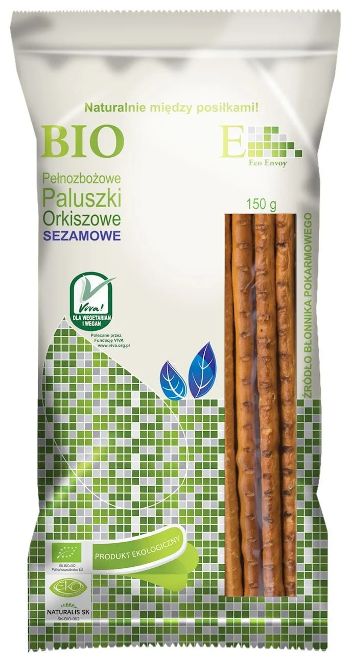 Bio-Dinkelstangen mit Sesam BIO 150 g DATUM: 04.2026