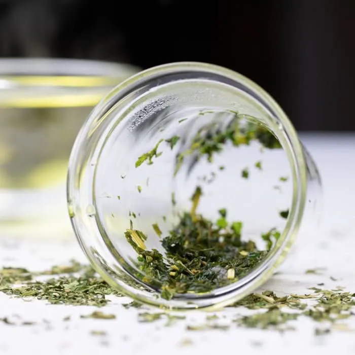 Glazen theefilter