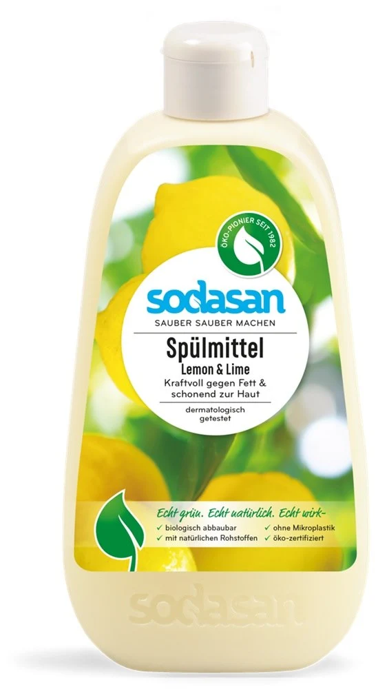 Zitronen-Limetten-Geschirrspülmittel BIO 500 ml SODASAN