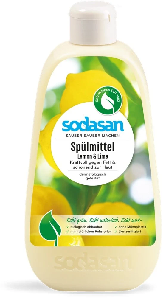 Zitronen-Limetten-Geschirrspülmittel BIO 1 l SODASAN