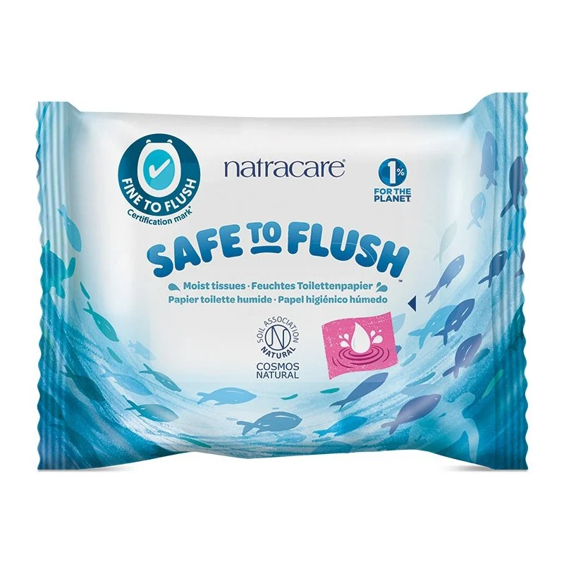 Befeuchtetes Toilettenpapier mit Aloe Vera und Calendula 30 St. NATRACARE