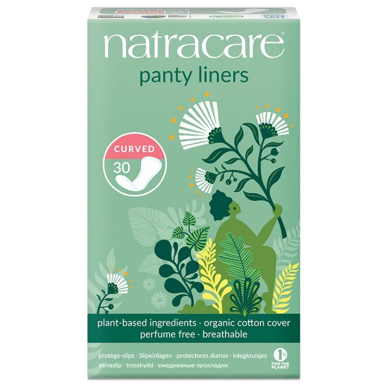 Gebogene BIO Damenbinden 30 Stk. NATRACARE