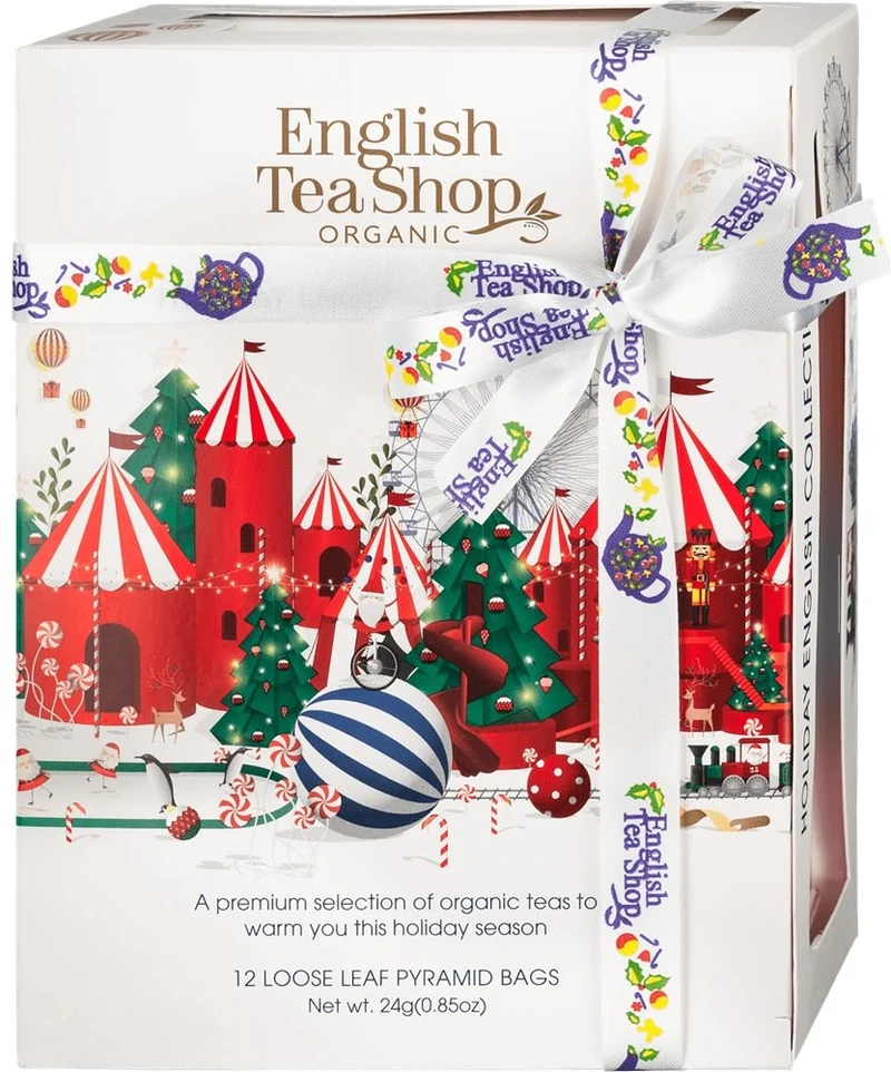 Urlaub WEISS Pyramide Tee-Set (12x2) BIO 24g BN ENGLISH TEA SHOP
