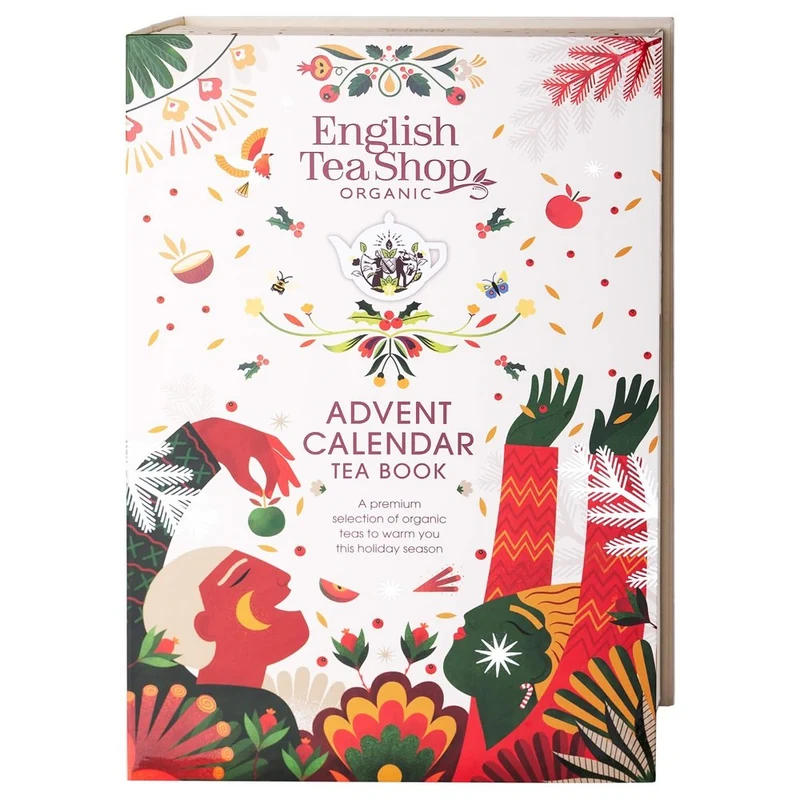 Teebuch Creme-Adventskalender - 25 Pyramiden BIO 50g BN ENGLISH TEA SHOP