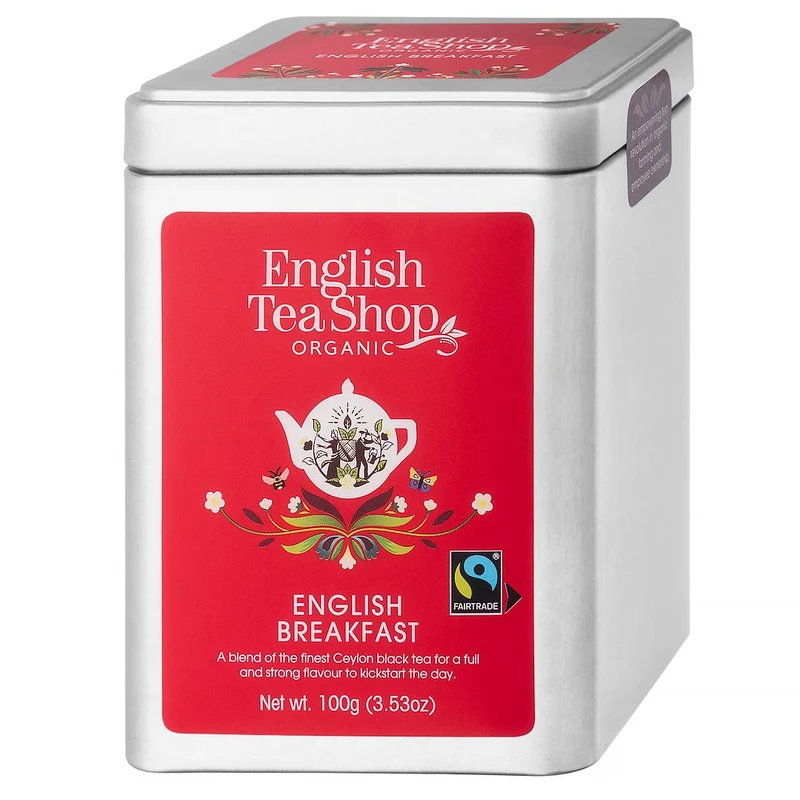 English Breakfast loser Tee in einer 100g-Dose BIO ENGLISH TEA SHOP