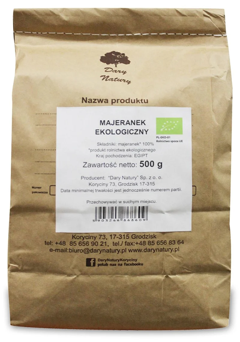 MAJERAN BIO 500 g - HORECA (DARY NATURY)