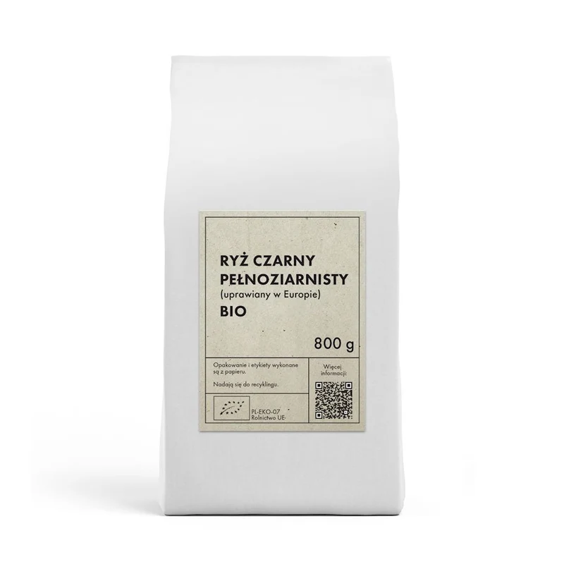 RIZ NOIR (Cultivé en Europe) BIO 800 g - THE PLANET