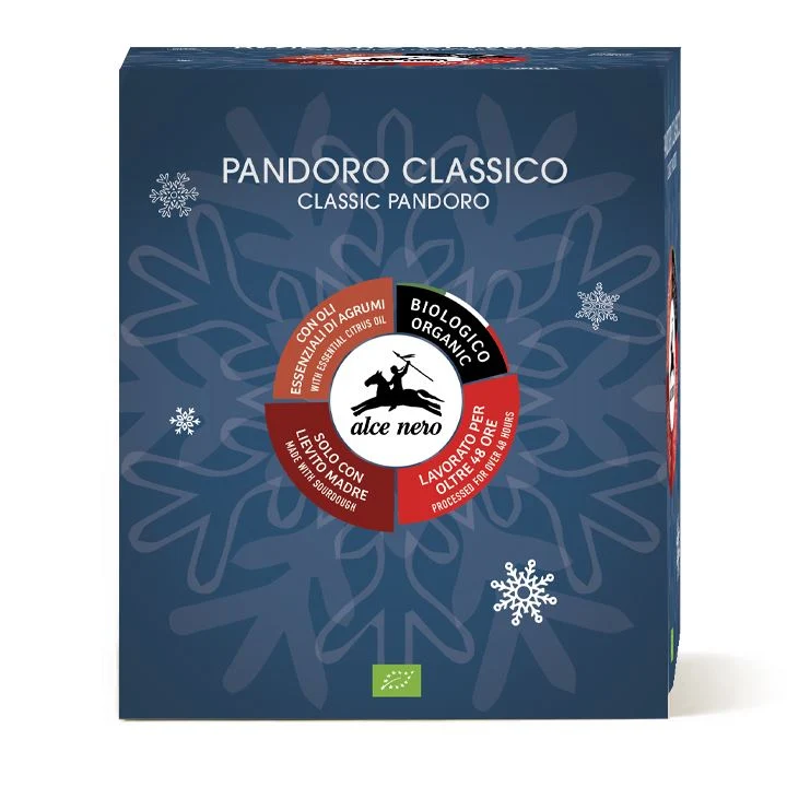 PANDORO CLASSICO BIO 600 g - ALCE NERO (PRODUIT DE SAISON)