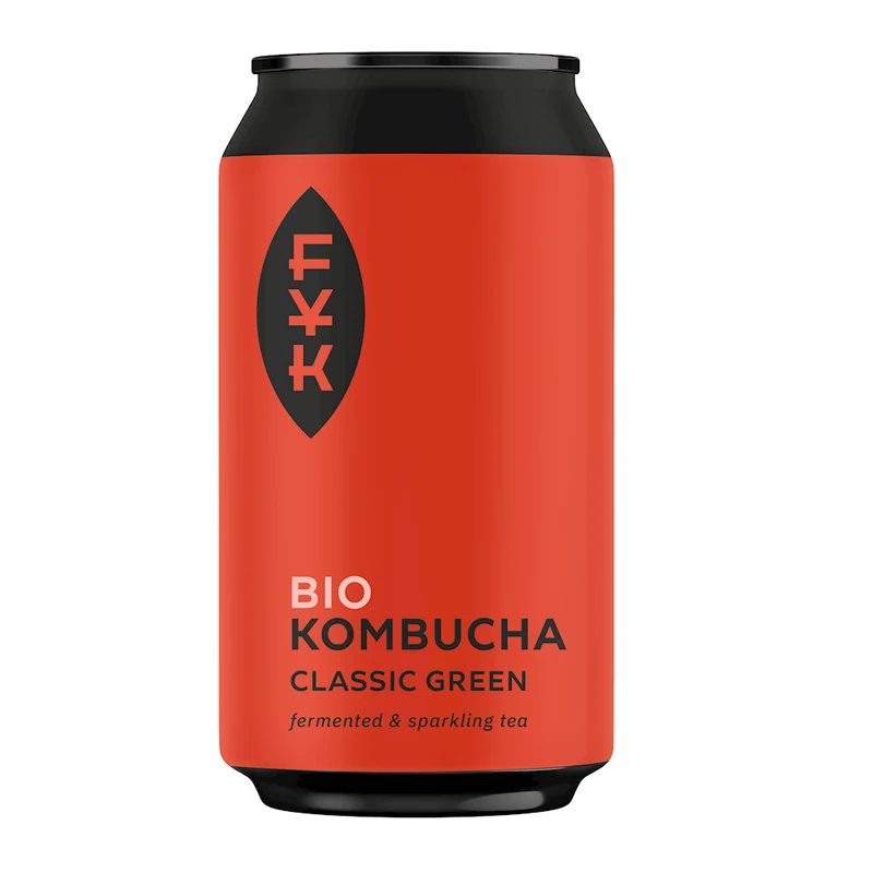 COMBUCHA GLUTENFREIER SCHWARZTEE BIO 330 ml - FOREVER YOUNG KOMBUCHA