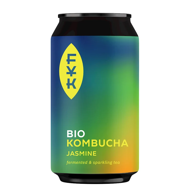 COMBUCHA GLUTENFREIER JASMIN GRÜNER TEE BIO 330 ml - FOREVER YOUNG COMBUCHA