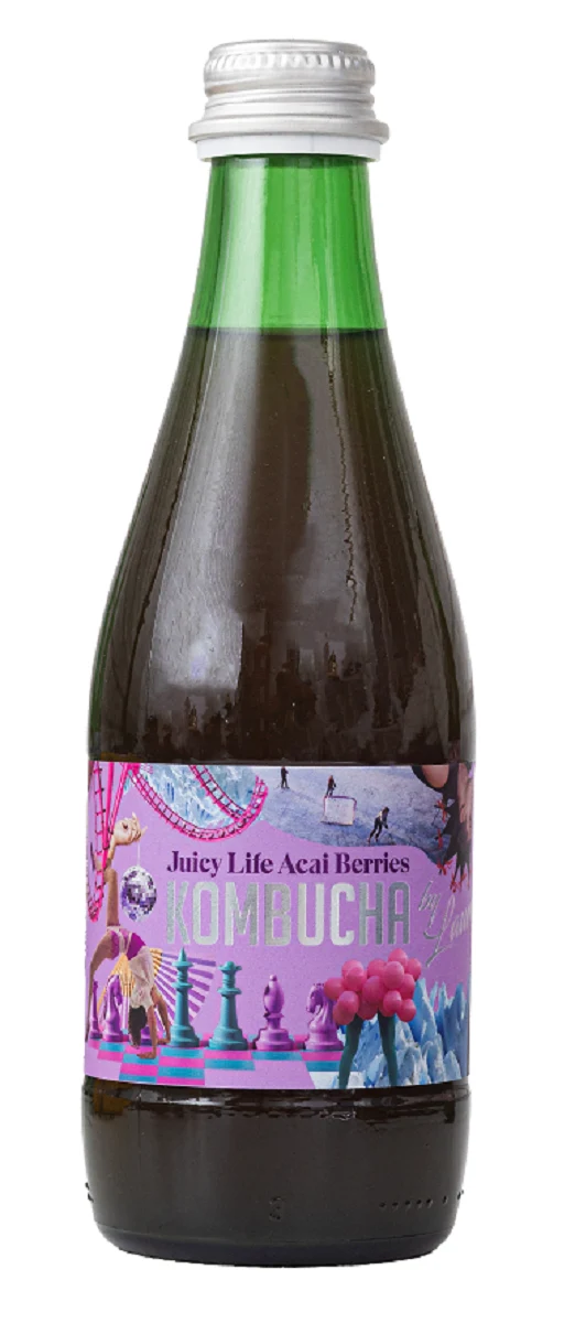 ACAI BERRIES COMBUCHA (JUICY LIFE ACAI BERRIES) BIO 330 ml - COMBUCHA BY LAURENT