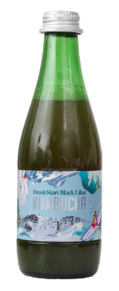 FRESH START BLACK LILAC COMBUCHA BIO 330 ml - COMBUCHA BY LAURENT