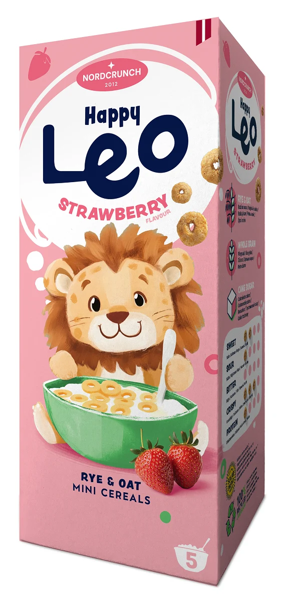 TRUSKBERRY CEREAL COOKIES FOR CHILDREN 150 g - NORDCRUNCH (HAPPY LEO)